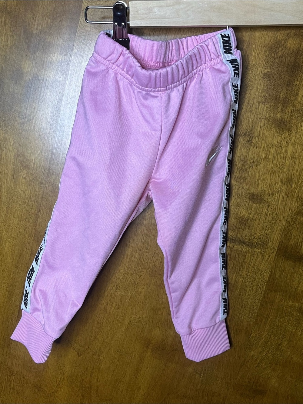 Nike Pink Kids' Track Joggers with Branded Side Tape